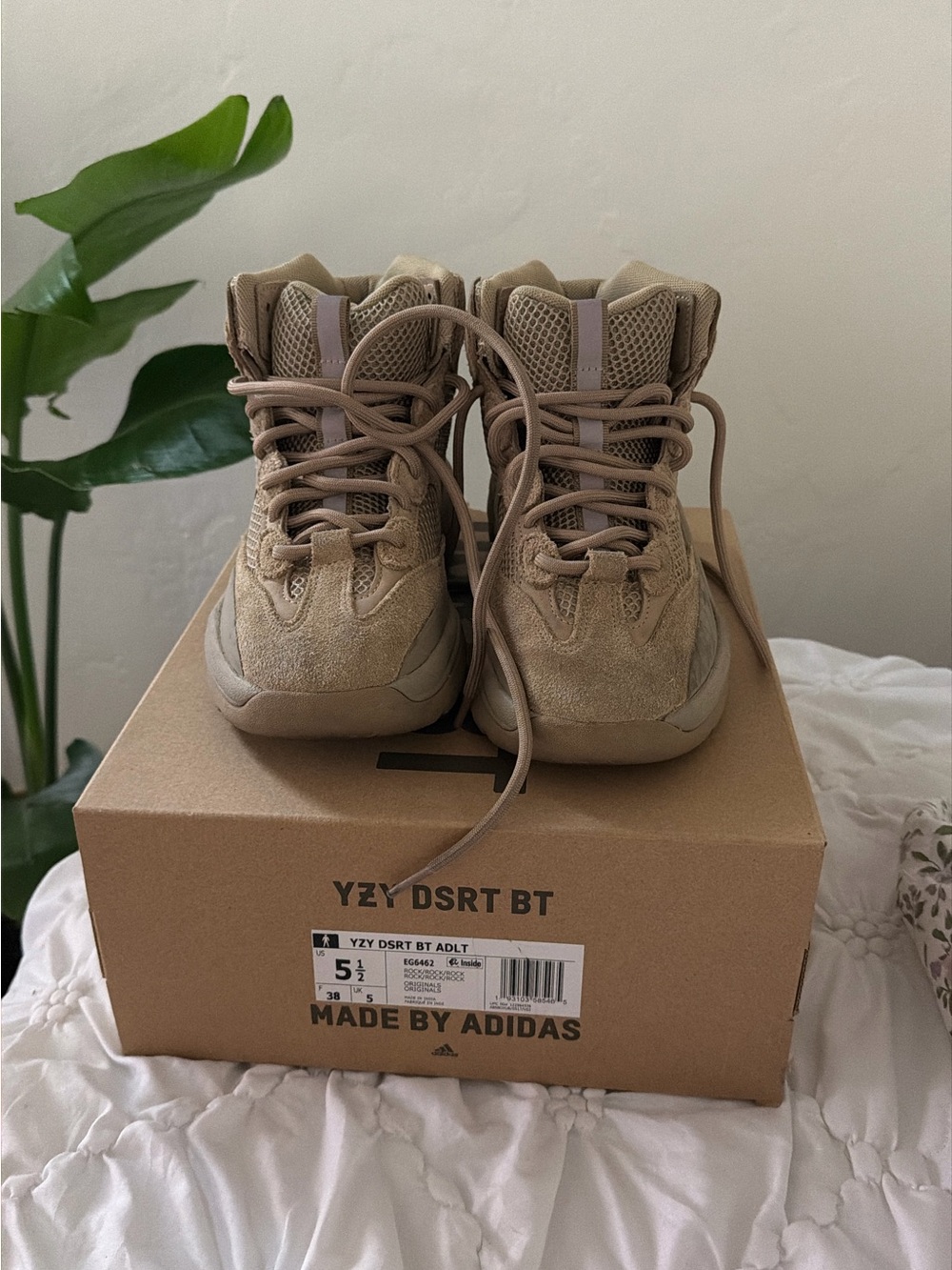 adidas Yeezy Desert Boot in ‘Rock’ men’s size 5.5